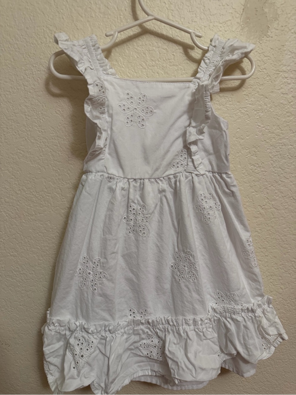 wonder nation White Eyelet Ruffle Sundress